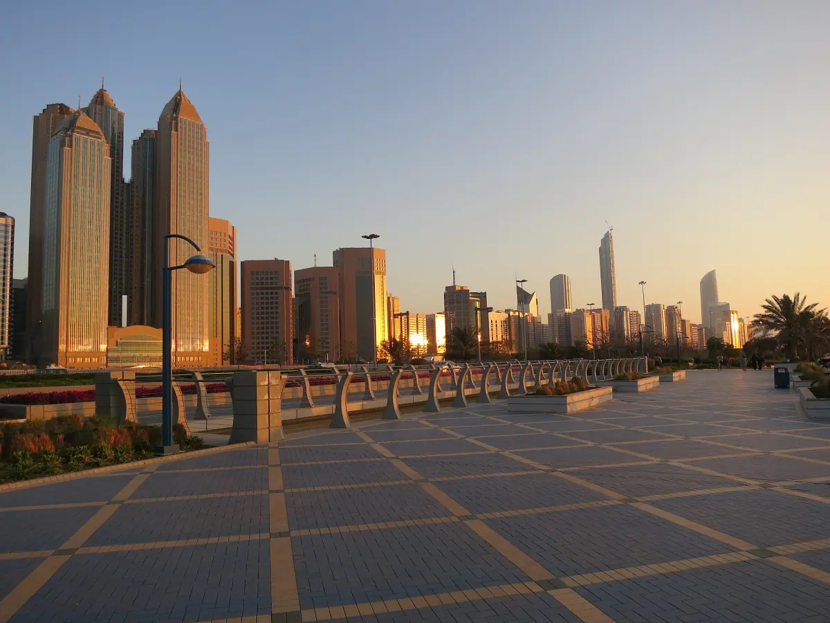 Promenade along Corniche Road