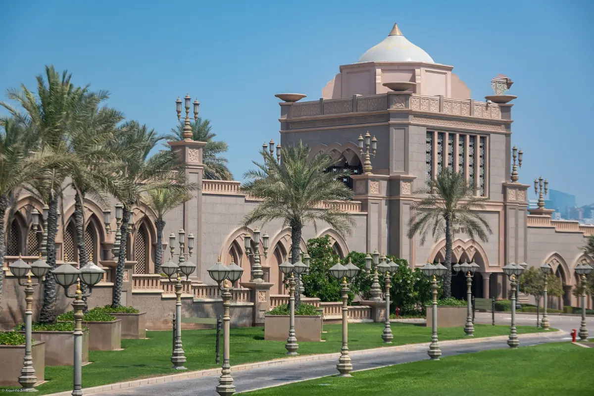 Emirates Palace in Abu Dhabi
